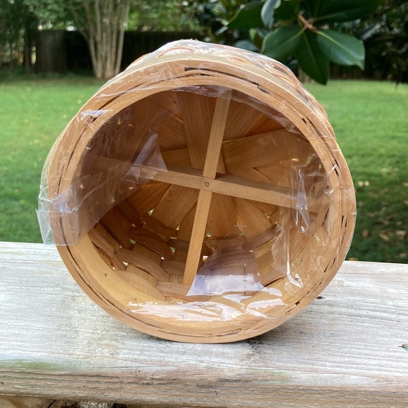 Natural Woven Round Planter Flower Pot Basket Boho Bohemian 5" x 4” - Picture 7 of 8